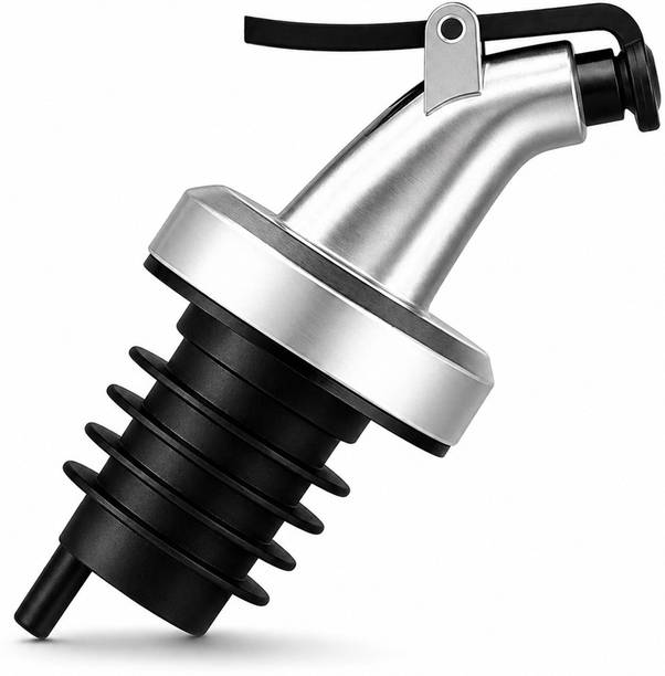 RUTPI VARIABLES Smooth Controlled Pour No Spill & Mess Free Stainless Steel, Steel Bottle Stopper