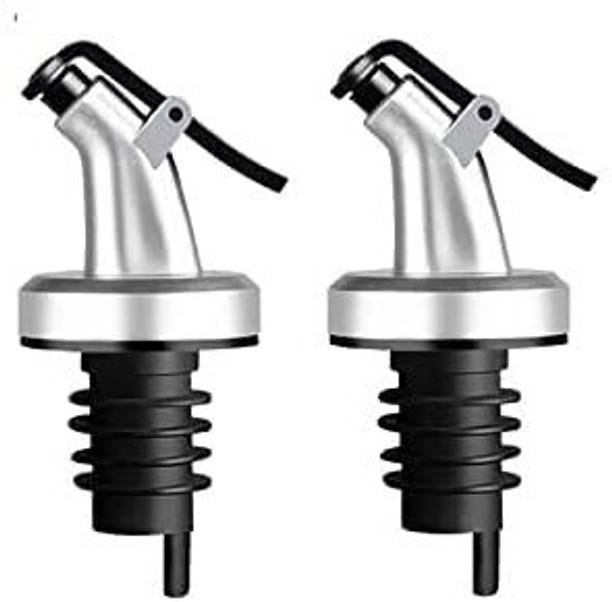 HGCARTIFY 2PCS Oil Dispenser Nozzle for Vinegar Bottle Cap,Pourer Leakproof for Kitchen Plastic Bottle Stopper