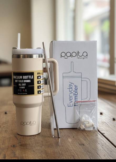 AANZIA Tumbler with Handle and Straw Lid Stainless Stee...