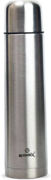 SPEEDEX ThermoFlask Water Bottle DoubleWall Vacuum Insulated Hot & Cold Water(Silver,1000) 1000 ml Flask