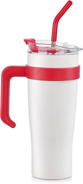 papita Tumbler with Handle and Straw Lid Double Insulat...