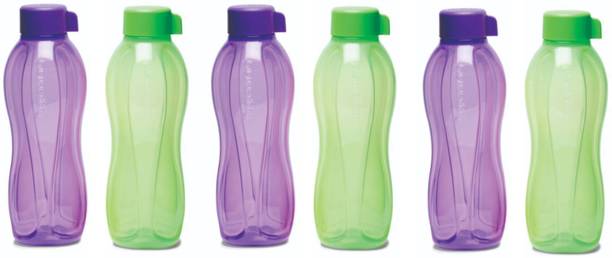 TUPPERWARE Aqua safe 1L plastic Bottle set of 6 1000 ml Plastic Bottle