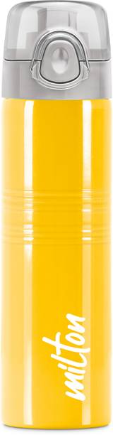MILTON Vogue 750 Stainless Steel Water Bottle, Yellow 750 ml Bottle