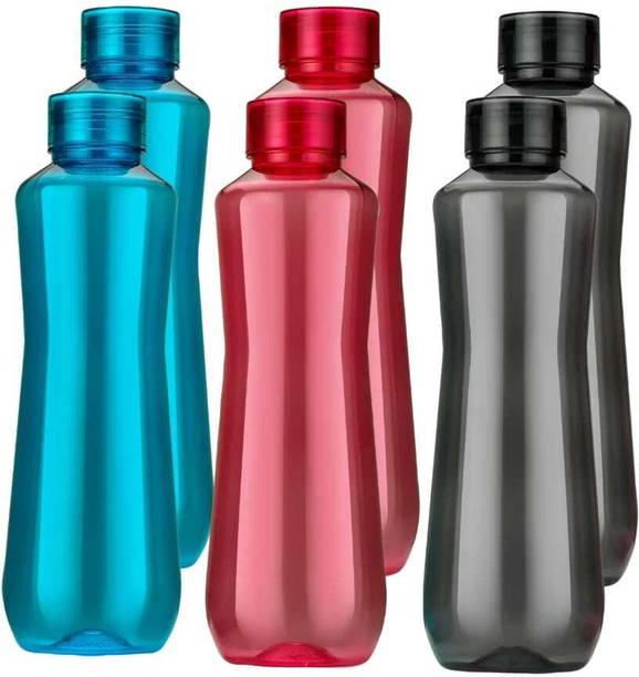 DIPZONVILLA Water Bottle for Fridge Home Office Gym School bottles set combo refrigerator 1000 ml Bottle