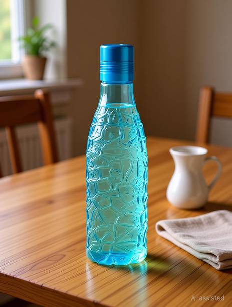 DIPZONVILLA 1 Litre Leakproof Durable BPA-Free Non-Toxic Water bottle 1000 ml Plastic Bottle