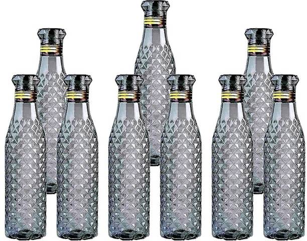 AneriDEALS Crystal Water Bottle for Fridge, for Home Office Gym School Boy, Unbreakable 1000 ml PET Bottle