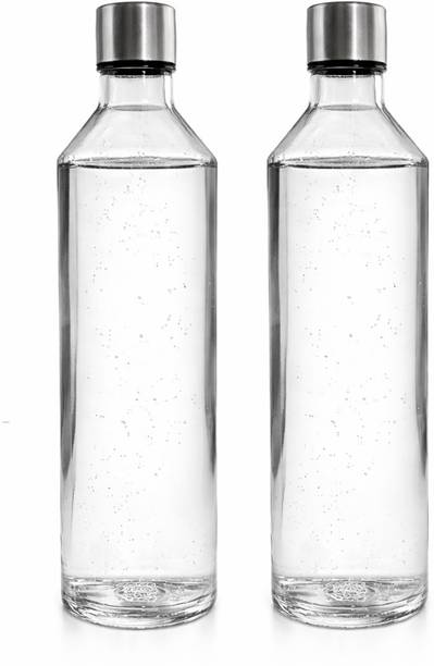 b7 Creations Food Grade 750ML Narrow mouth Round Glass Water Bottleaoz 750 ml Glass Bottle