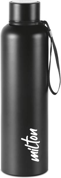 MILTON Aura 1000 Thermosteel Water Bottle, ISI Certified, 24 Hr Hot and Cold 1050 ml Flask