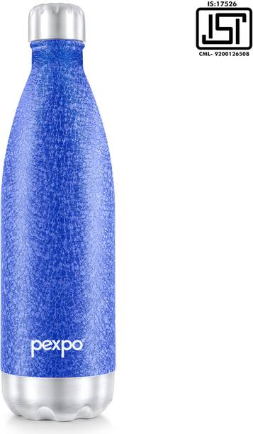 pexpo 24 Hrs Hot and Cold ISI Certified , Electro Vacuum insulated Water Bottle 1000 ml Flask