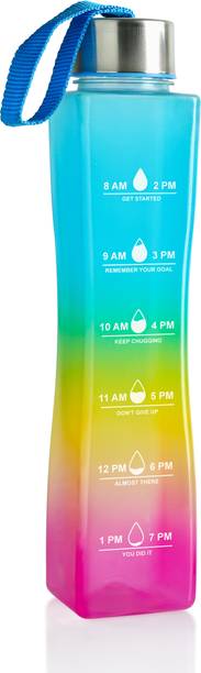 2Mech Plastic Motivational Multicolor bottle 800 ml Bottle
