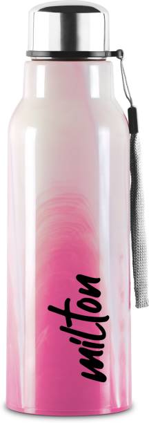 MILTON Steel Marble 900 Insulated Inner Stainless Steel Bottle, Light Pink 630 ml Bottle
