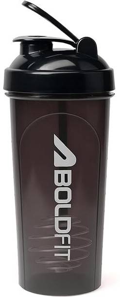 BOLDFIT Shaker Bottle Gym Bottle with Blender Gym Shaker 700 ml Leakproof Sipper Bottle 700 ml Plastic Shaker