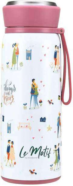 WONDERCHEF Le-motif L'amour 420 ml Steel Bottle