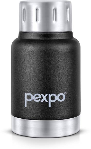 pexpo Hot and Cold Water Bottle,Stainless Vacuum Insulated Cameo 160 ml Flask