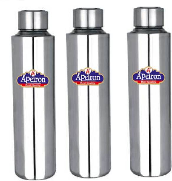 Apeiron Jointless Mirror Shine Stainless Steel Water Bottle 1000 ml Steel Bottle