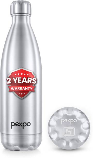 pexpo Electro 750, Hot&Cold ISI Certified Thermosteel Water Bottle, Leakproof 750 ml