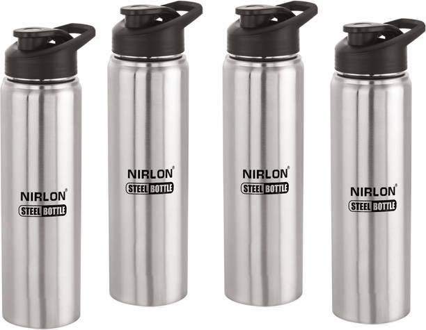 NIRLON Josh Single Wall Stainless Steel Fridge/Gym/Home/Office Water Sipper Bottle 1000 ml Bottle