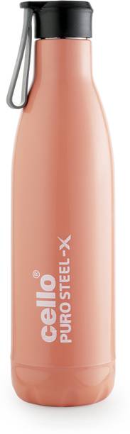 cello Puro Steel-X Neo 900 Insulated Inner Steel Outer Plastic Water Bottle, 720 ml Bottle