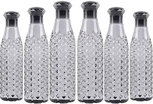 prayati Diamond Premium Quality Round Shape Fridge water bottle 1000 ml Plastic Bottle