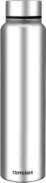 Copperika Premium Stainless Steel Water Bottle 1Litre | 100% Leak Proof | BPA & Rust Free 1000 ml Bottle