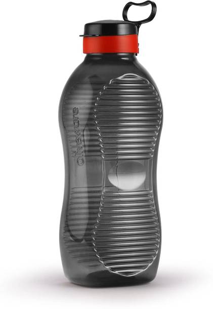 Oliveware King 2 Litre Water Bottle | For Home, Office & Gym 2000 ml Plastic Bottle