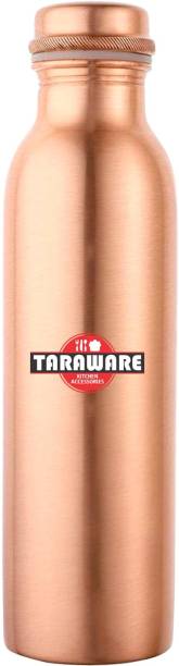 Tara Ware 100% Pure Copper Water Bottle For Home/Office/College 1000 ml Bottle