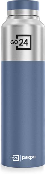 pexpo Crown Dual-Tone Sports and Hiking Stainless Steel Water Bottle 950 ml Steel Bottle