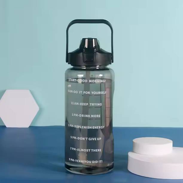 Optimus Large-Capacity Water Bottle Motivational 2000 ml Bottle 2000 ml
