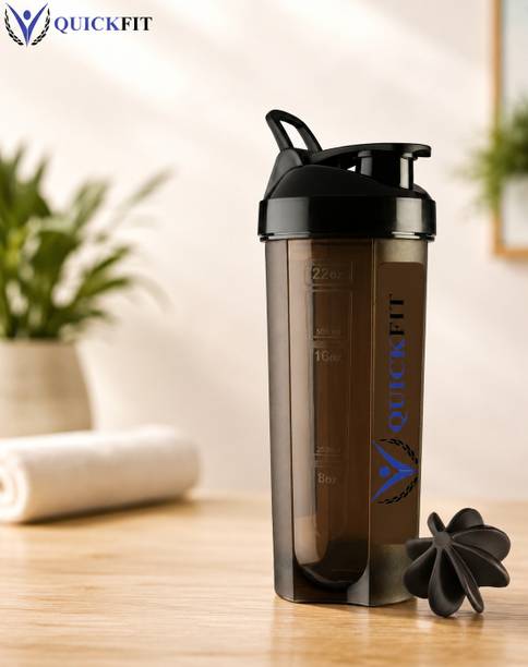 Quickfit Gym Typhoon Shaker Bottle 100% Leakproof & BPA Free Bottle Ideal For Protein 700 ml Plastic Shaker