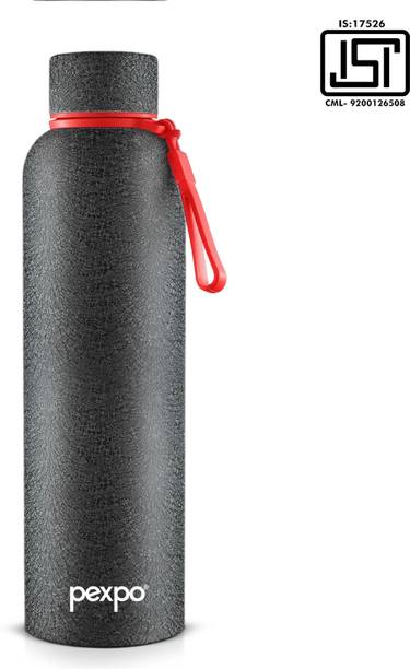 pexpo Bravo 1000, Hot&Cold ISI Certified Insulated Thermosteel Water Bottle Leakproof 1000 ml
