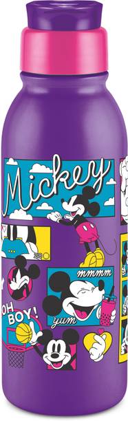 MILTON Disney Caper 750 Stainless Steel Water Bottle 670 ml, ISI Certified, Purple 670 ml Plastic Bottle Pack of 1, Purple