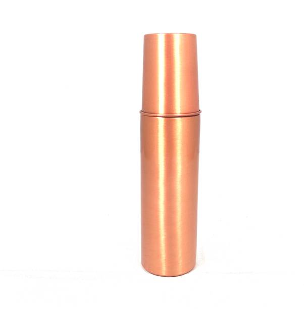bhalaria Pure Copper Water Bottle With Joint Free & Leak Proof Bottle 1000 ml Bottle