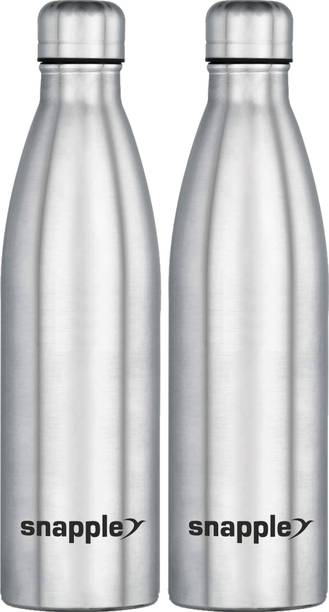 Snapple HYDRA Stainless Steel Single Wall Fridge/Gym/Home/Office Water Bottle 1000 ml