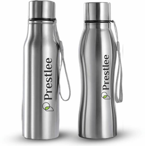 Prestlee ASPIRE DLX Tag Stainless Steel Water Bottle Combo (Pack-2) 1000 ml