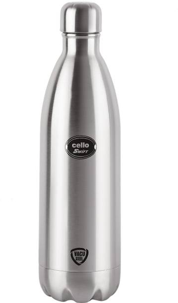 cello Swift Stainless Vacuum Insulated|Wide Mouth And Convinient Portability 1000 ml Flask