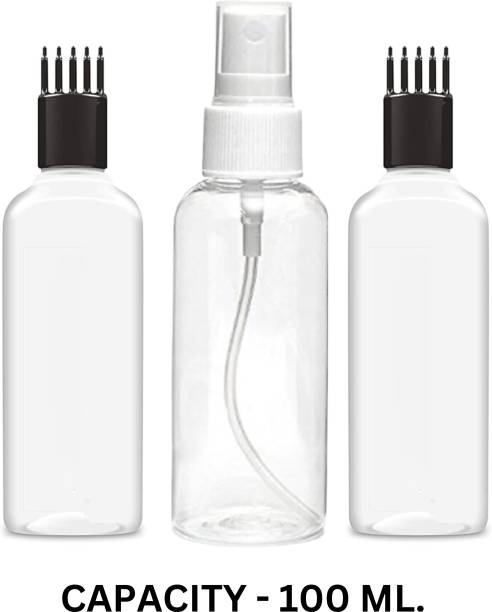 VeChiBo Comb Applicator Bottles & Mist Spray Bottle 100 ml Spray Bottle