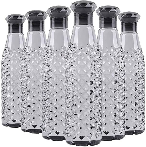 AneriDEALS Crystal Water Bottle for Fridge, for Home Office Gym School Boy, Unbreakable 1000 ml Plastic Bottle