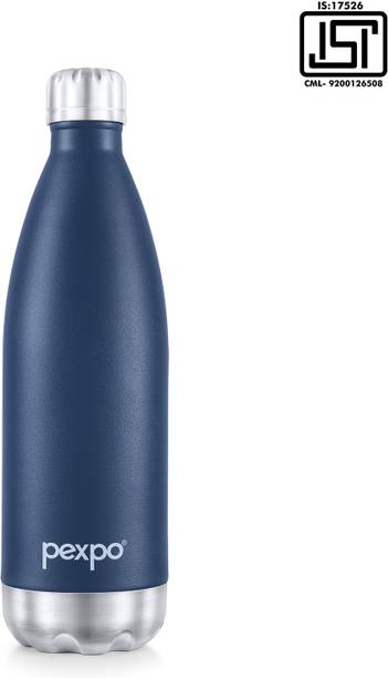 pexpo 24 Hrs Hot and Cold ISI Certified , Electro Vacuum insulated Water Bottle 750 ml Flask
