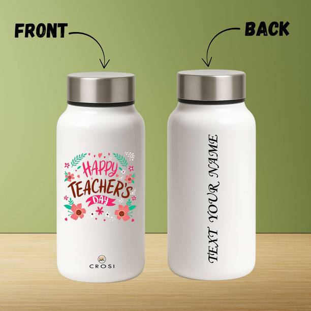 K K CROSI Your Name Written Stainless Steel Thermos Customized Water Bottle 500 ml Bottle