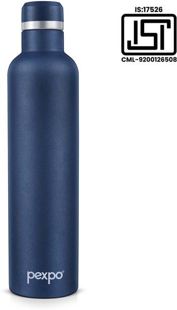 pexpo 24 Hrs Hot and Cold ISI Certified , Oreo Vacuum insulated Water Bottle 750 ml