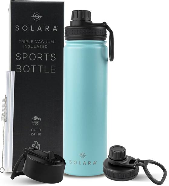 Solara Vacuum Insulated Water Bottle for Hot and Cold, Office, Gym, Travel, Sports, 650 ml