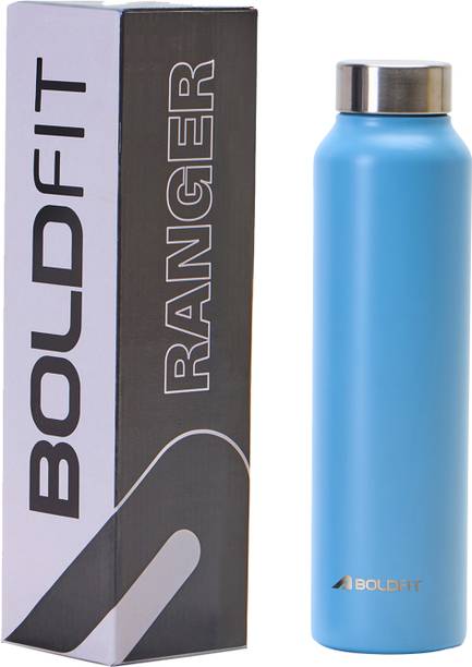 BOLDFIT Stainless Steel Sipper Bottle Leakproof Durable for Home, Gym, Office, & Travel 1000 ml Bottle