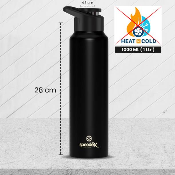 SPEEDEX Stainless Steel Water Bottle for Kids fridge School Gym Home office Boys Girls 1000 ml Bottle