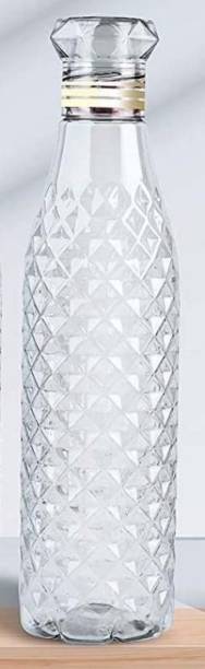 Anzal DIAMOND CUT CRYSTAL CLEAR LEAKPROOF WATER BOTTLE FOR OFFICE, HOME,SCHOOL, GYM 1000 ml Bottle
