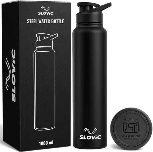 SLOVIC Durable & Stylish Leak-Proof 1000 ml Stainless Steel Bottle