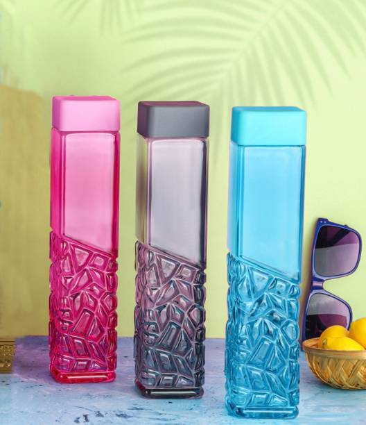 2Mech Stone design Plastic fridge water bottle set 800 ml Bottle