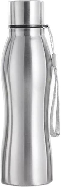 ZISIK - Stainless Steel Water Bottle for Office, School, Fridge | Silver Color | 750 ml Bottle