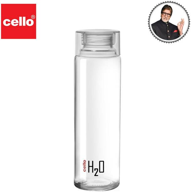 cello द्वारा सेलो h2o glass fridge bottle 1000ml clear 920 ml