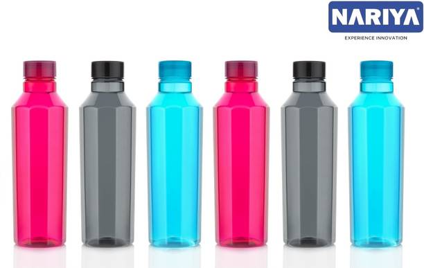nariya NEW AMAZING BOTTLE SET IN MULTICOLOR LEAK-PROOF AND TRANSPARENT WATER BOTTLE SET 1000 ml Bottle