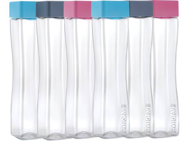 2Mech square water bottles for Fridge School Collage Office Gym Men Women Kids 800 ml Bottle